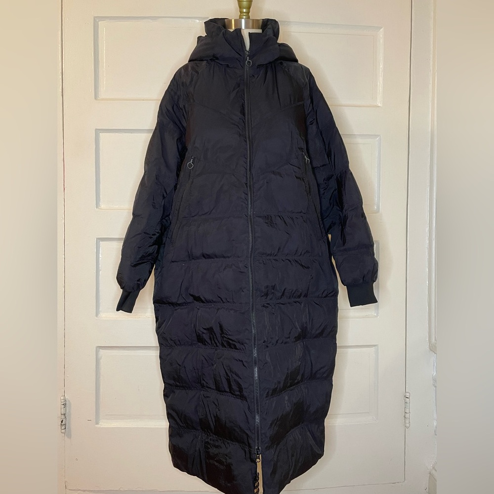 NIKE Full Length Puffer Coat/Womens L